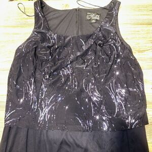 Alex Evenings Style 496267 Maxi Navy Dress. Size 14w. NWT. 17